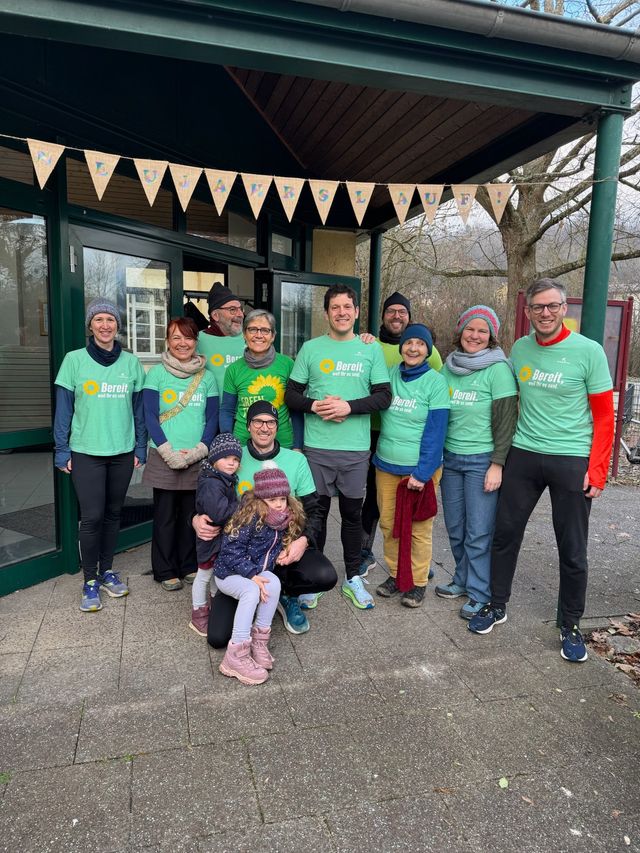 Beim Neujahrslauf in Bammental